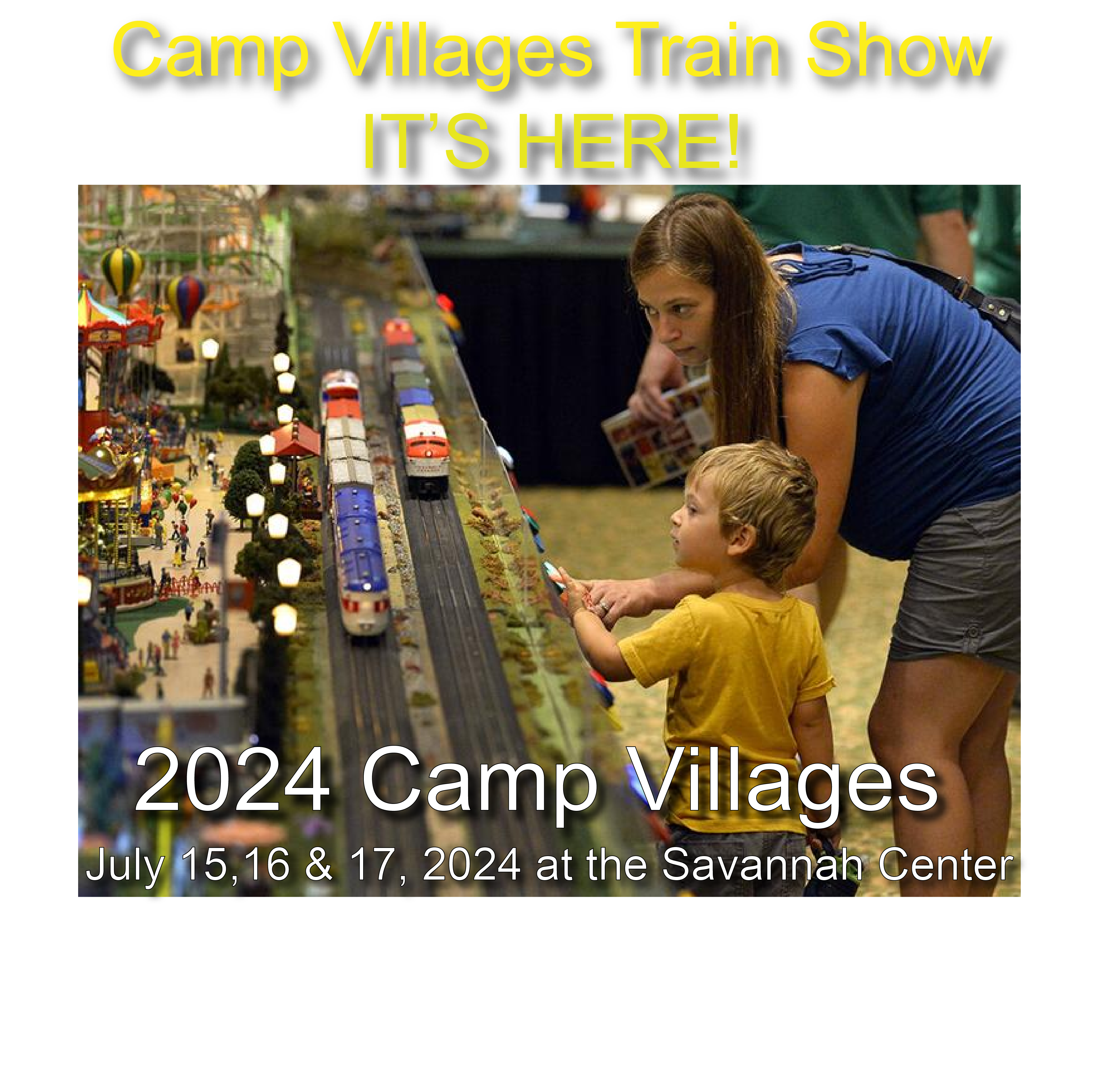 Villages Model Train Club, HO scale O scale N scale